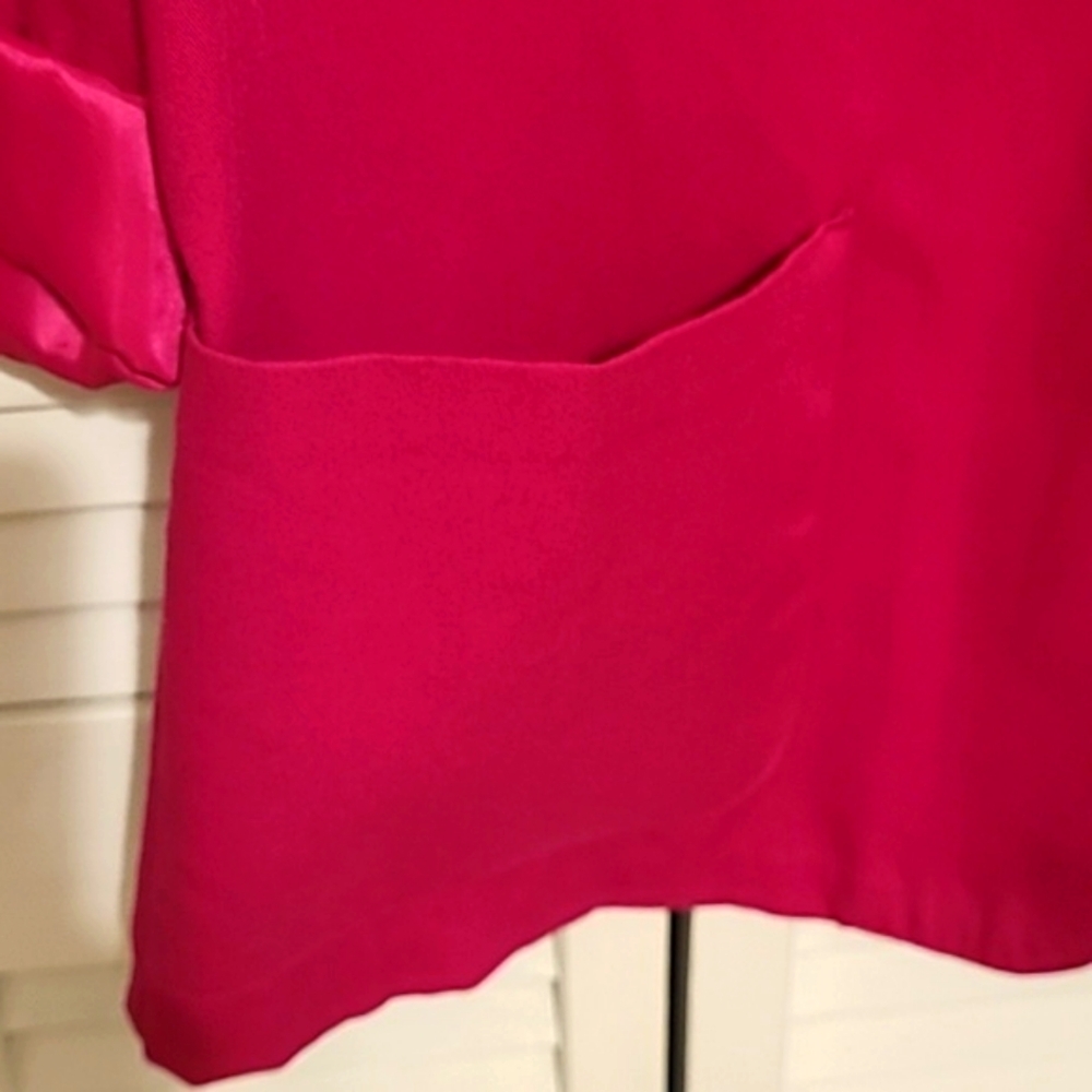 Vintage T.R. Bentley Petite 11/12 Pink Blazer NEW - Picture 3 of 14